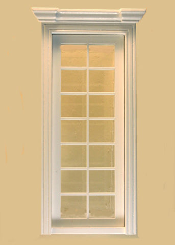 Classic Single French Door, White