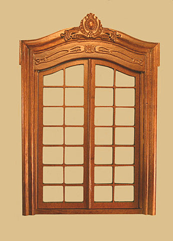 Pollinade Double French Door, New Walnut Finish ON SPECIAL (Limited Stock)