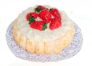 Strawberry Ladyfinger Cake
