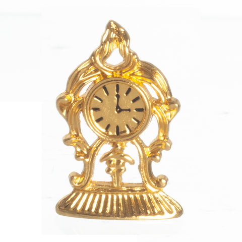 Gold Metal Clock