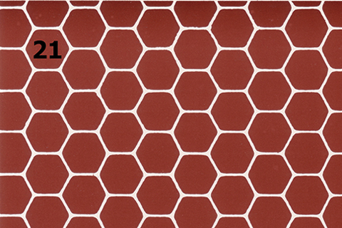Terra Cotta Hexagon Tile Paper
