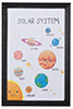 Solar System Print, Black Frame