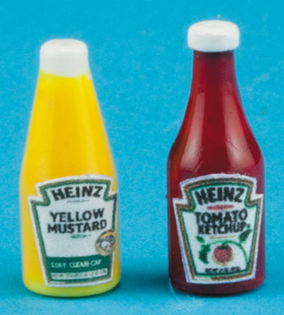 Ketchup and mustard set