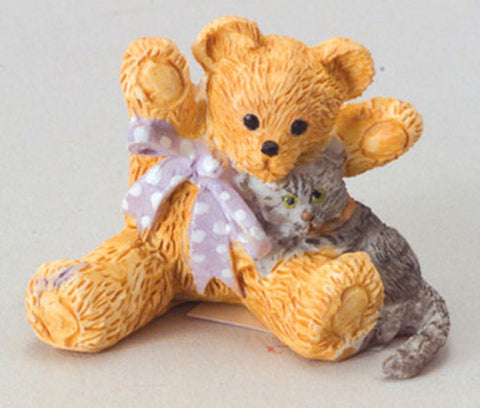 Teddy Bear with Kitten