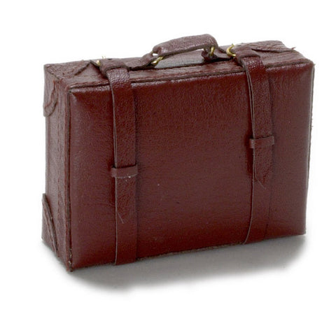 Large  Leather Suitcase, Brown, Limited Stock