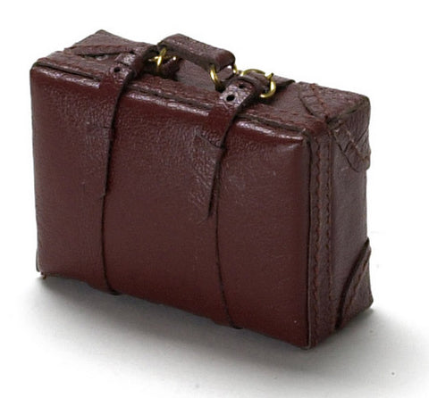 Leather Suitcase, Brown, Small, Limited Stock