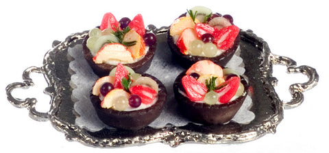 Fruit Cups on Serving Tray