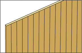Scribed Clapboard Siding, .025