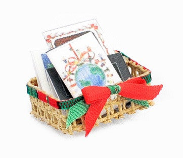 Christmas Card Basket