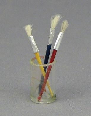 Paint Brush Set in Jar