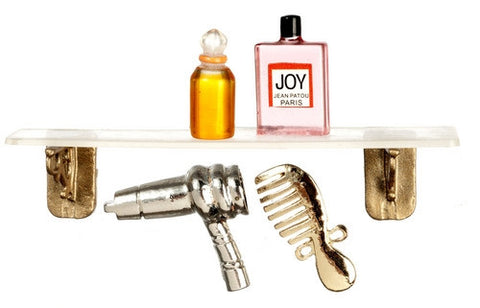 Plexiglass Shelf with Perfumes