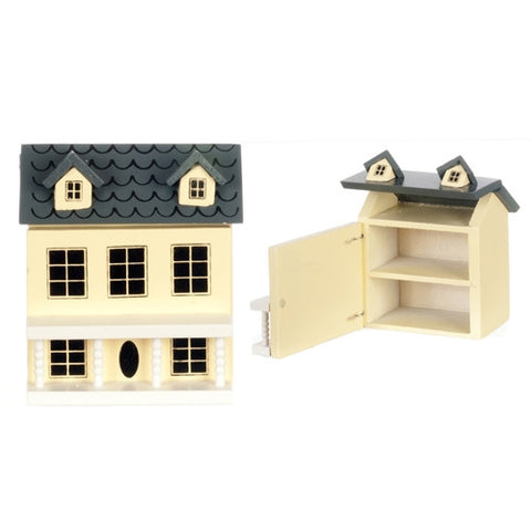 Wooden Front Opening Dolls Dollhouse