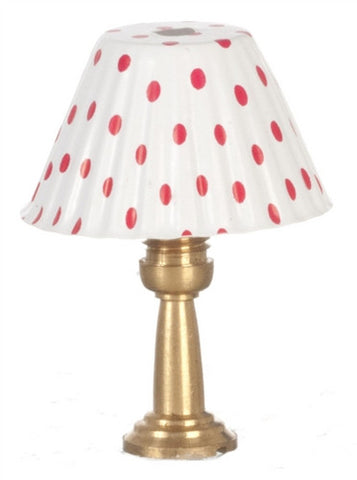 Table Lamp with Red and White