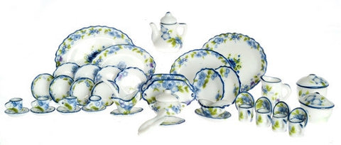 China Service, Blue Floral