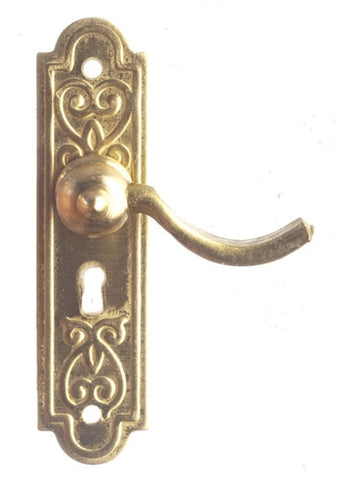 Door Lever, Brass