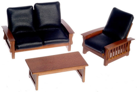 Mission Style Sofa, Chair, Coffee Table OUT OF STOCK