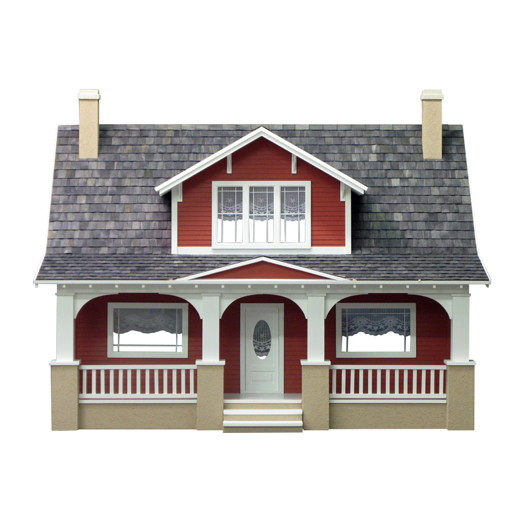 Classic Bungalow Dollhouse Kit Dollhouse Junction