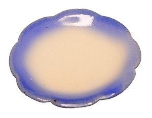 Blue Hue Fluted Plate
