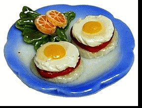 Plate with Eggs Benedict