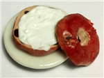 Blueberry Bagel and Cream Cheese