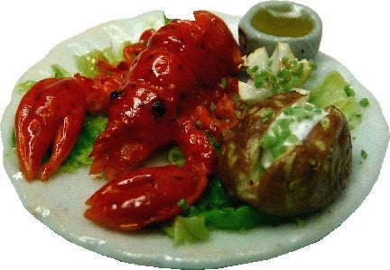 Lobster Dinner on a Plate