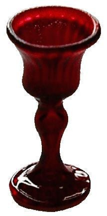 Crystal Ruby Red Wine Glass