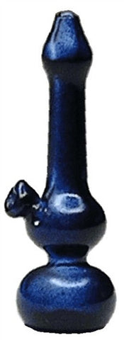 Blue Glass Smoking Pipe