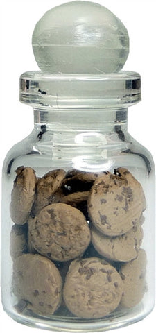 Chocolate Chip Cookies in Glass Jar