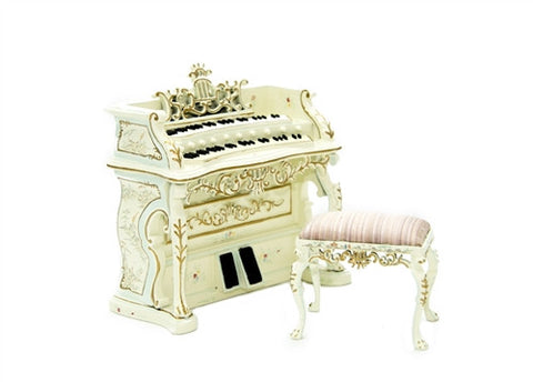 Fantasy Lyre Dauphine Hand Painted Bombe Organ