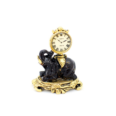 Elephant Clock, Painted, by Brooke Tucker Designs