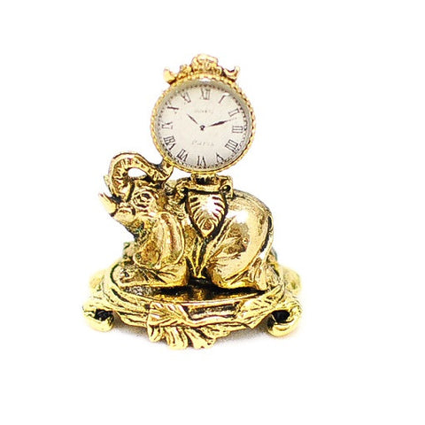 Elephant Clock, Bronzed by Brooke Tucker Designs