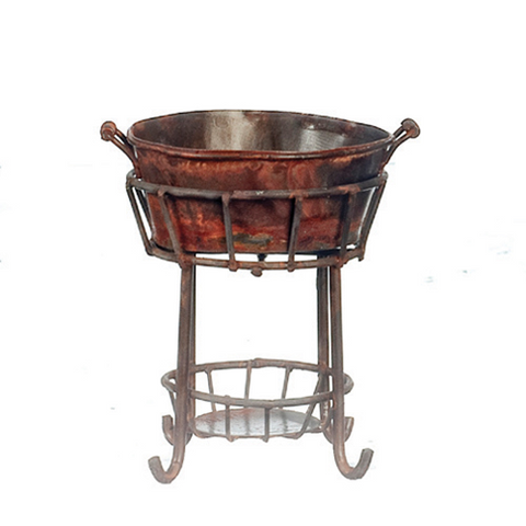 Rusted Tub on Stand
