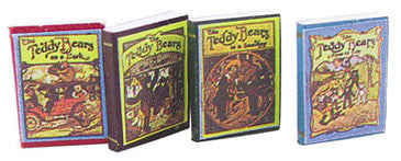 Teddy Bear Children's Books, Vintage Set of Four