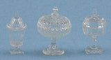 Candy Dish Set, Clear Glassware