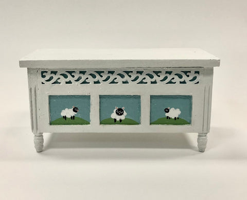 Toy Chest with Sheep