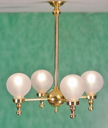 Clare-Bell Four Arm Globe Chandelier