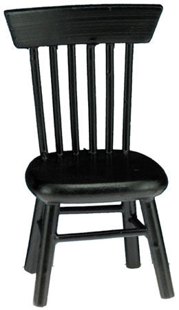 Kitchen Chair, Black Finish