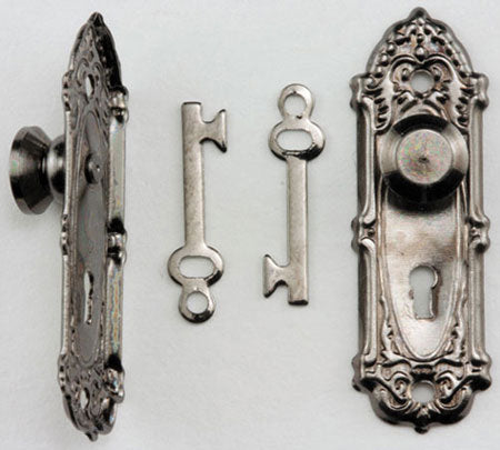 Opryland Door Knob, Pewter, Two Pak with Keys