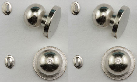 Door Knob With Keyhole, 4/Pk, Satin Nickel