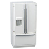 Refrigerator, White, Modern with French Door