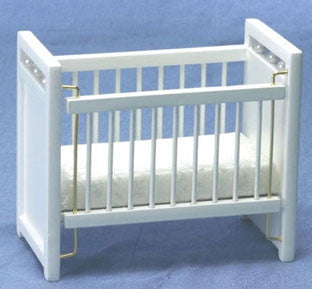 Crib, White, Sturdy for Kids
