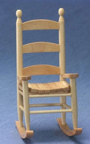 Rocking Chair, Ladderback, Oak