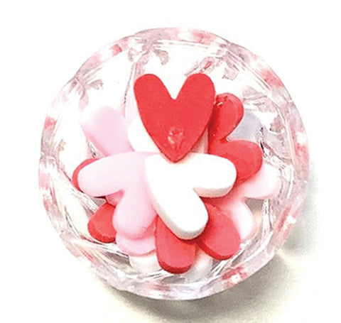 Candy Dish with Heart Candy