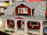 Classic Bungalow Dollhouse with Finished Exterior