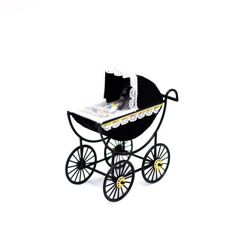 Baby Carriage, Black and White