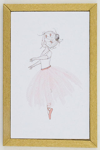 Little Ballerina, Gold Frame