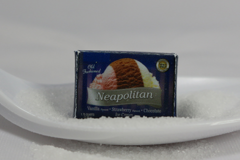 Neapolitan Ice Cream Carton