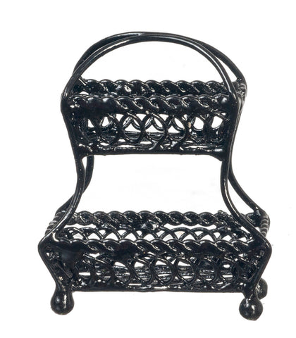 Miniature Basket, two tiered