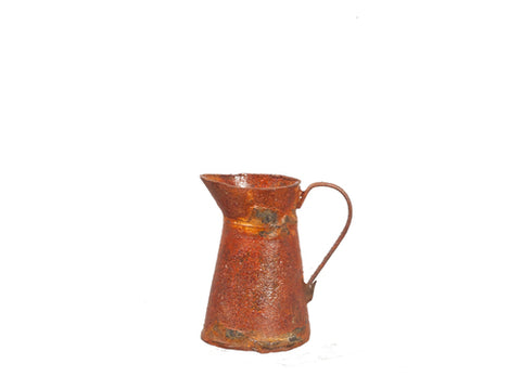 Small Pitcher, Rusted Finish