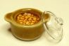 Baked Beans in Pot W/Glass Lid